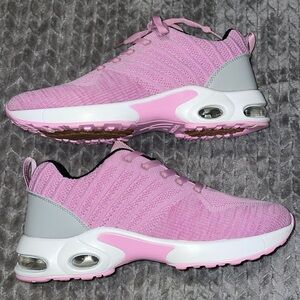 NWOT‎ Mishansha Women's Running Walking Shoes. Pink.  Size 11.